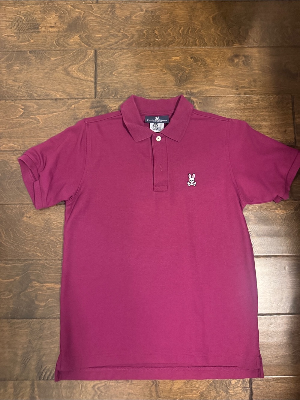Psycho Bunny Raspberry Magenta Short-Sleeve Polo
